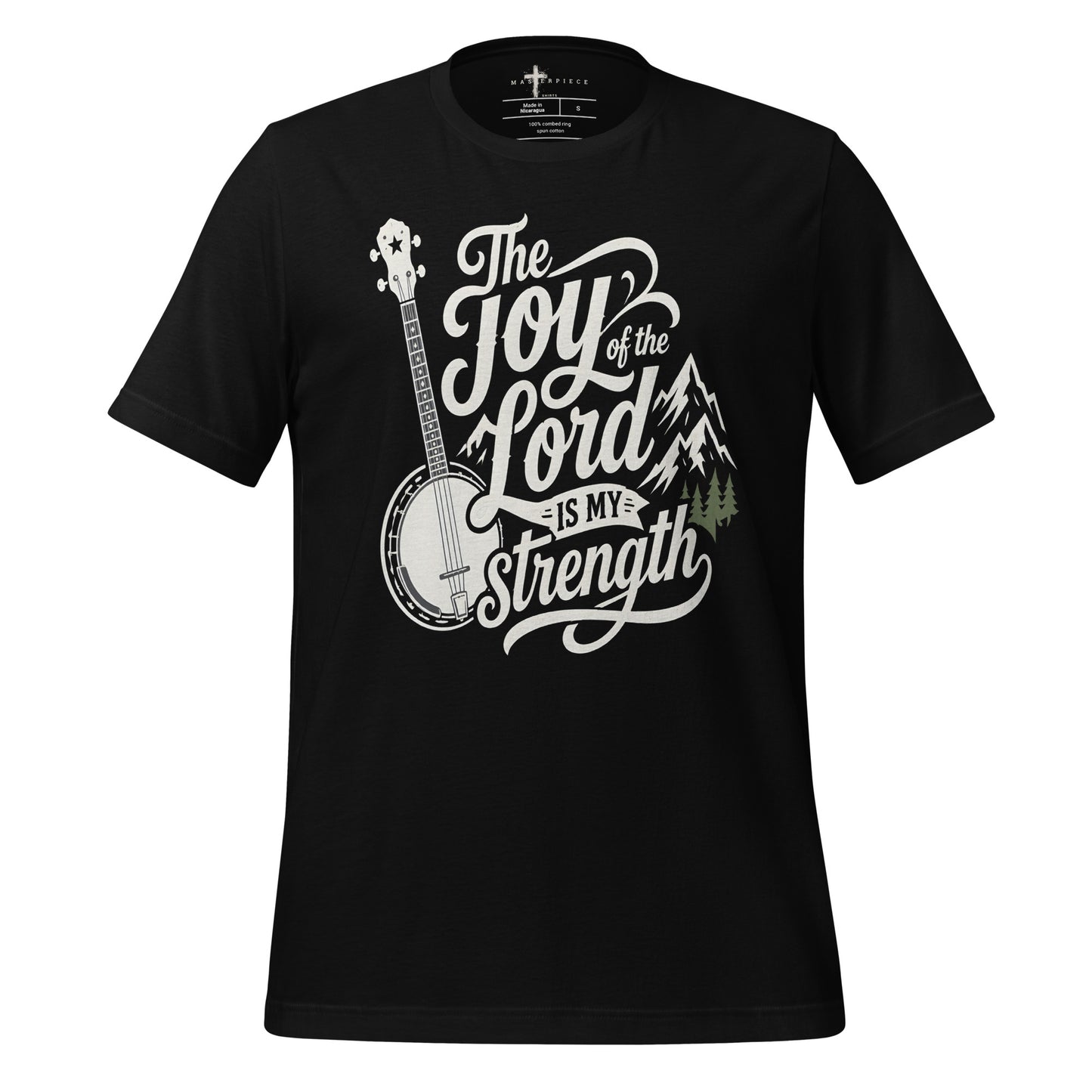 The Joy of the Lord is My Strength Banjo - Black - MasterPiece Shirts