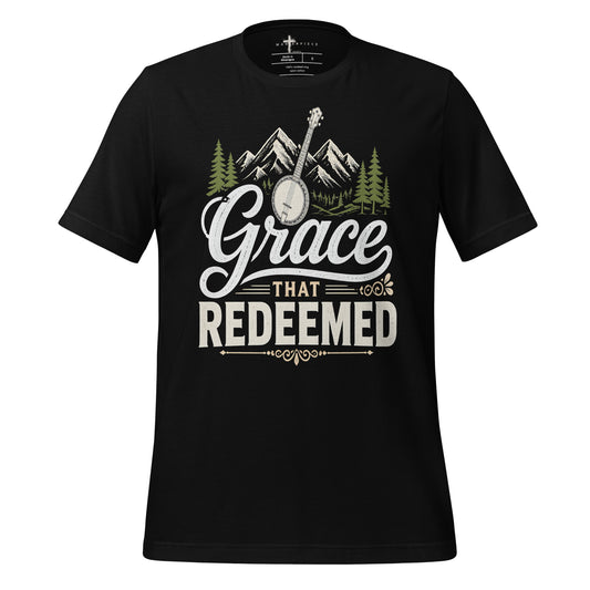 Grace That Redeemed Banjo - Black - MasterPiece Shirts