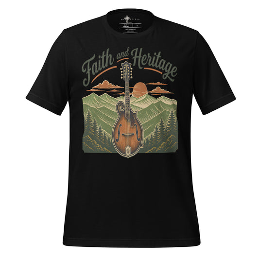 Faith and Heritage Mandolin - Black - MasterPiece Shirts