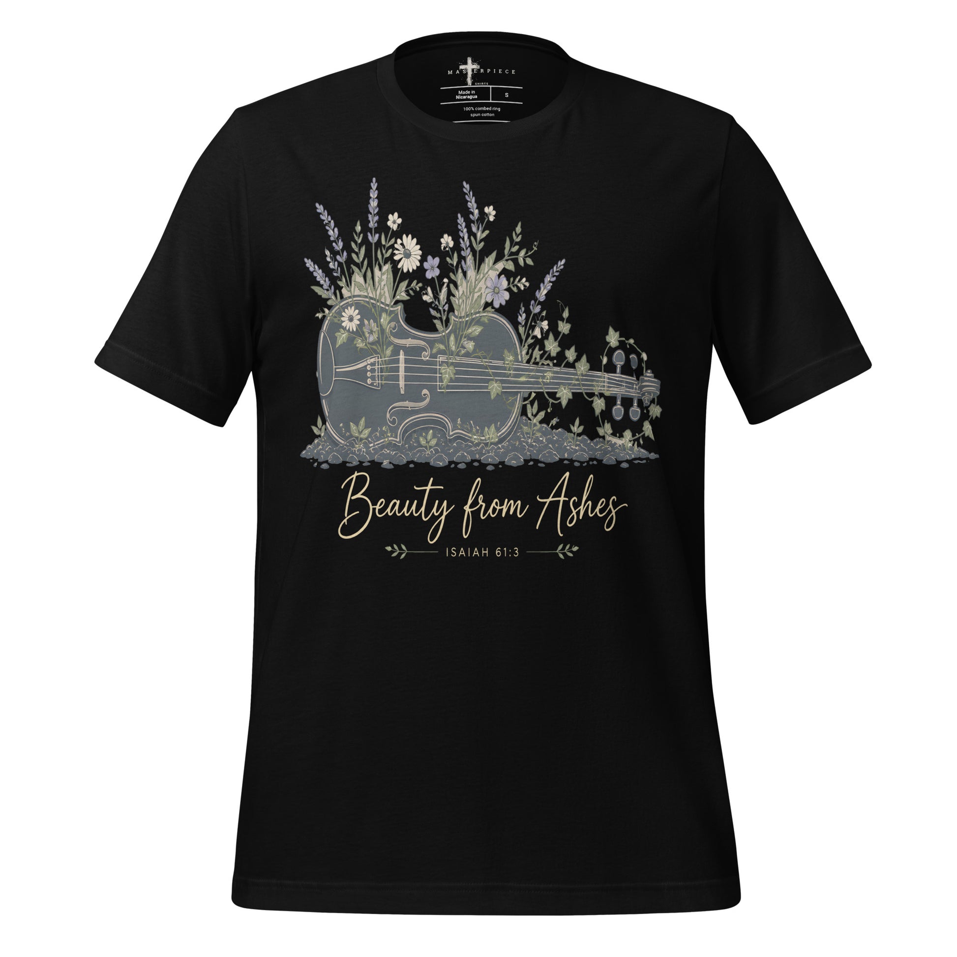 Beauty From Ashes Violin - Black - MasterPiece Shirts
