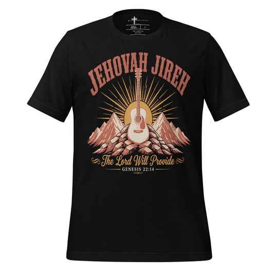 Jehovah Jireh Guiitar - Black - MasterPiece Shirts