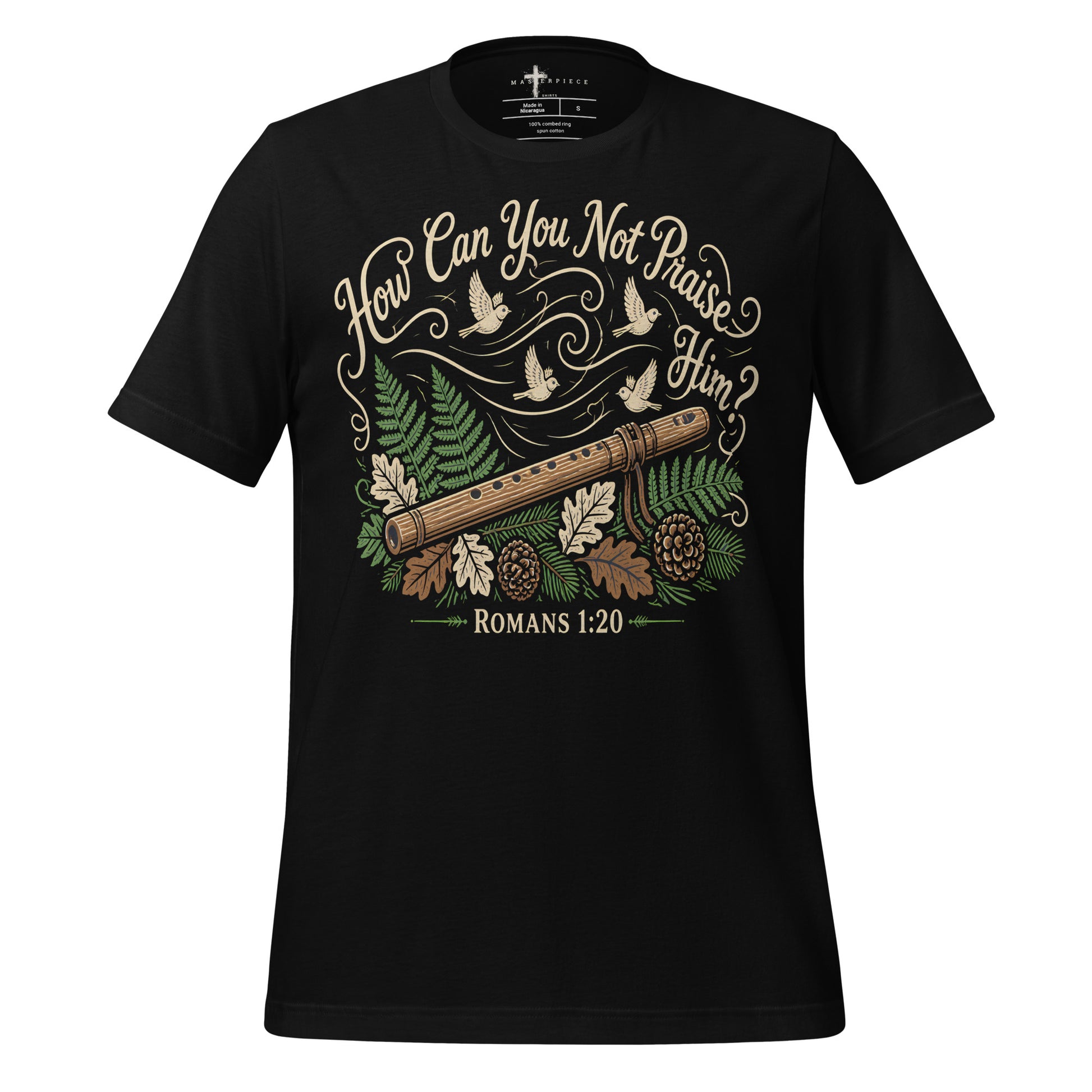 How Can you Not Praise Him Fiddle - Black - MasterPiece Shirts