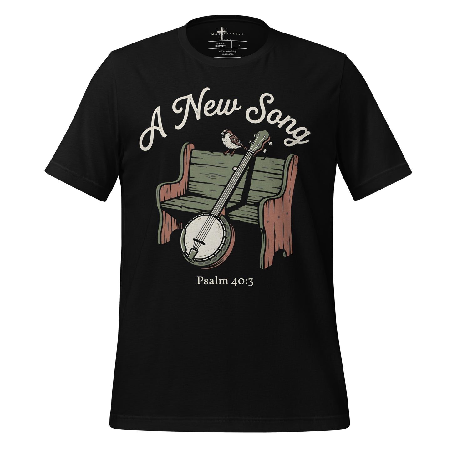 New Song Banjo Bird - Black - MasterPiece Shirts