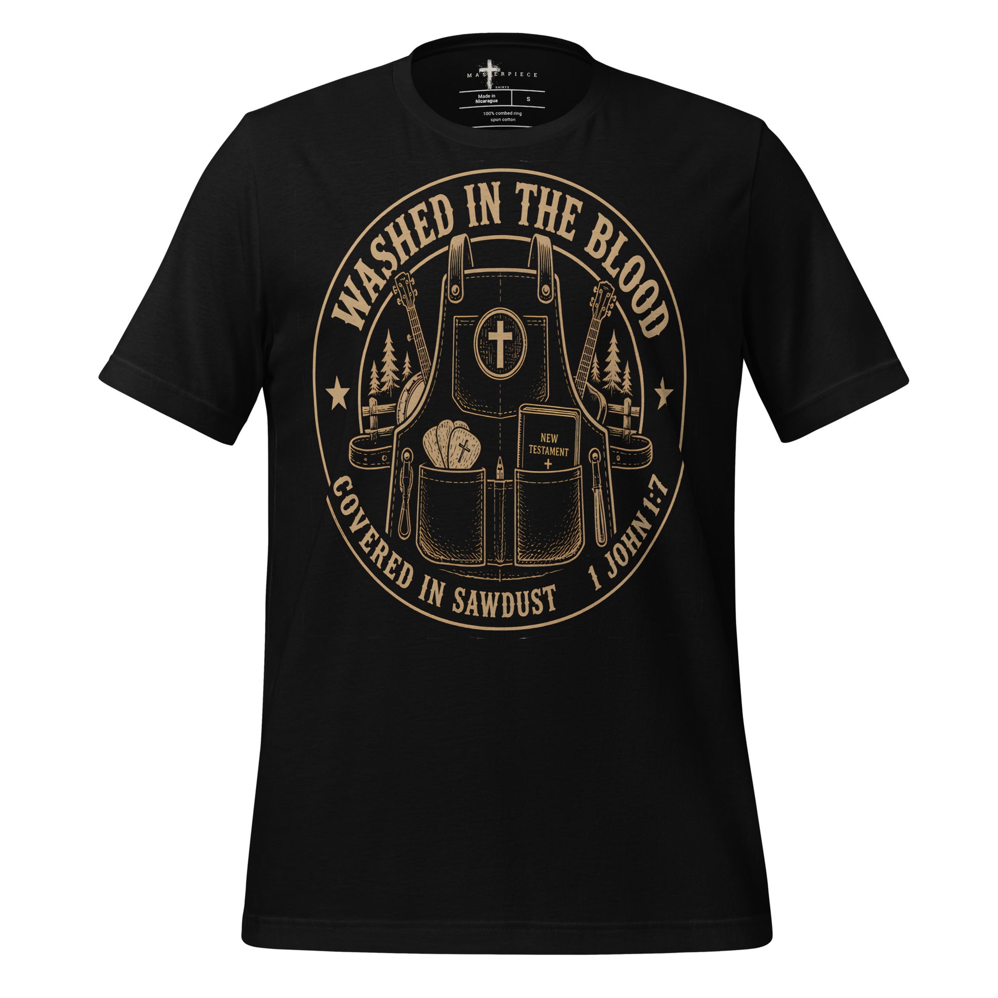 Washed in the Blood Covered in Saw Dust - Black - MasterPiece Shirts