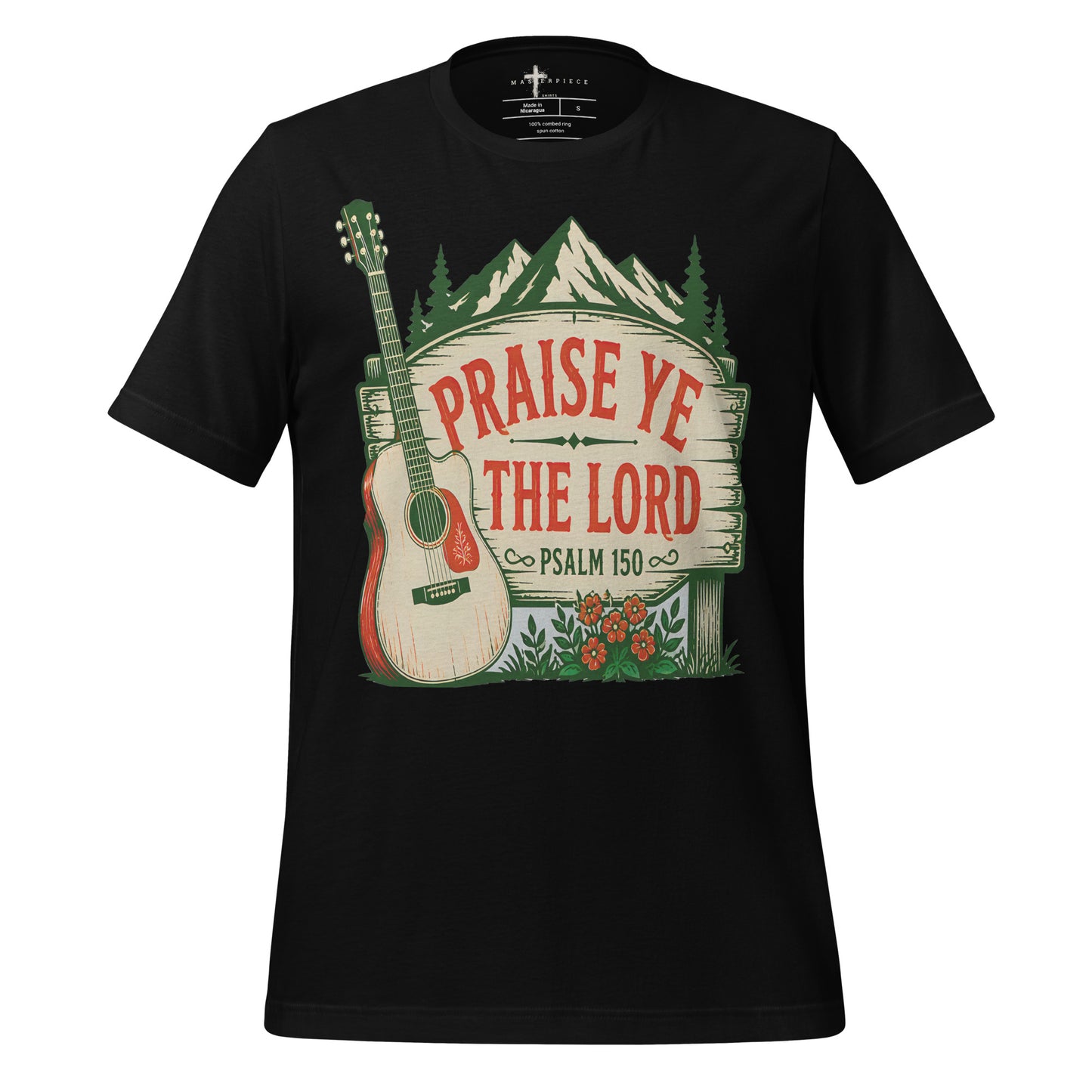 Praise Ye the Lord Guitar - Black - MasterPiece Shirts
