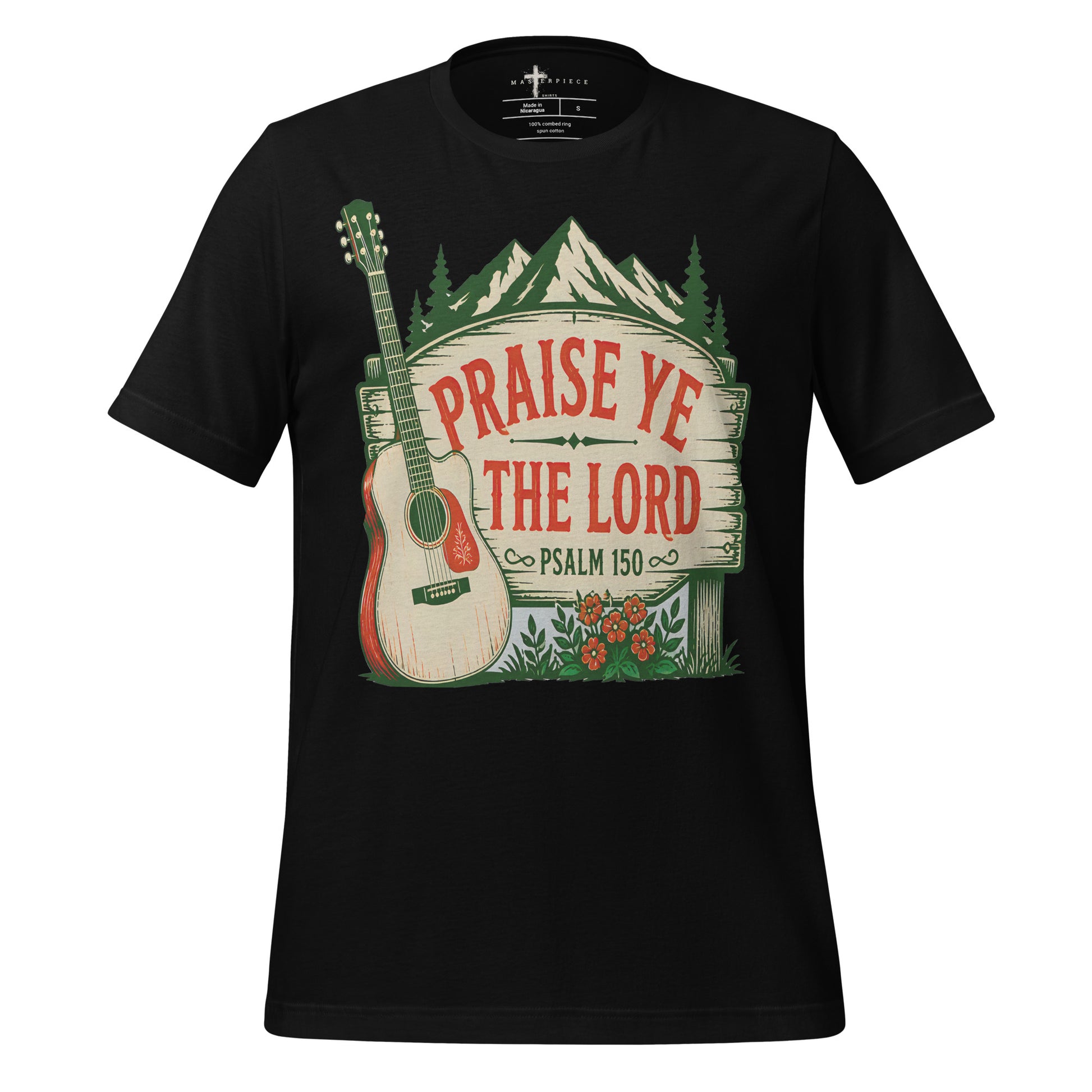 Praise Ye the Lord Guitar - Black - MasterPiece Shirts