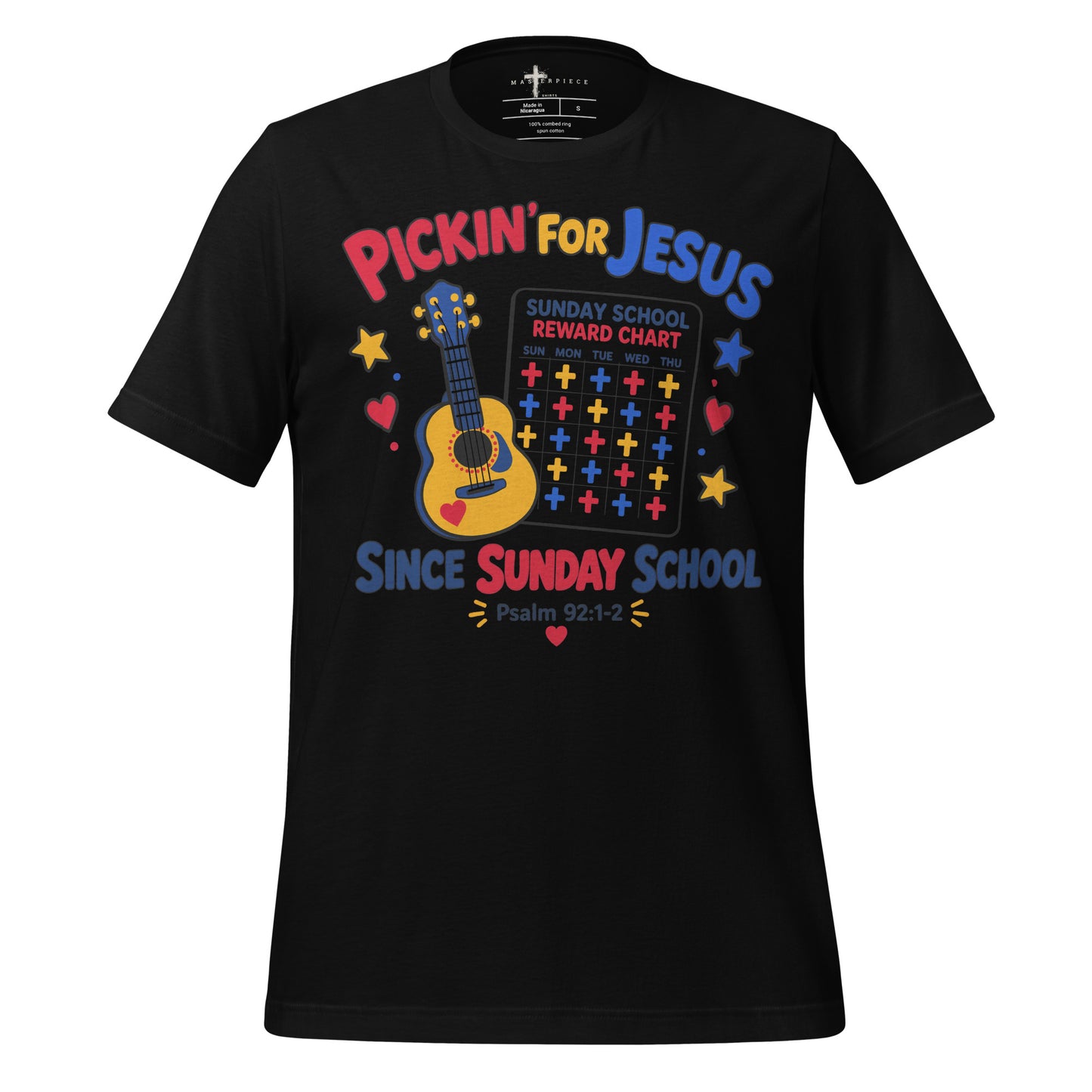 Pickin Since Sunday School - Black - MasterPiece Shirts
