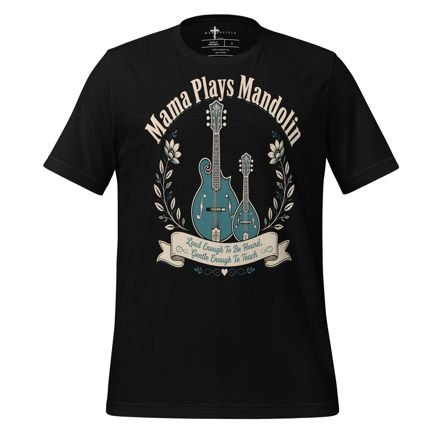 Mama Plays Mandolin - Black - MasterPiece Shirts