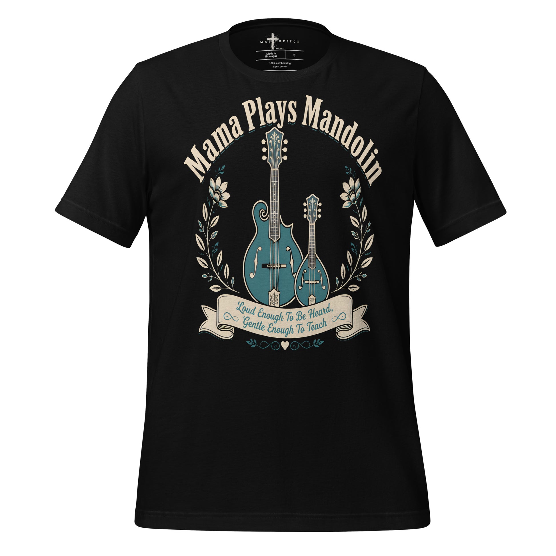 Mama Plays Mandolin - Black - MasterPiece Shirts