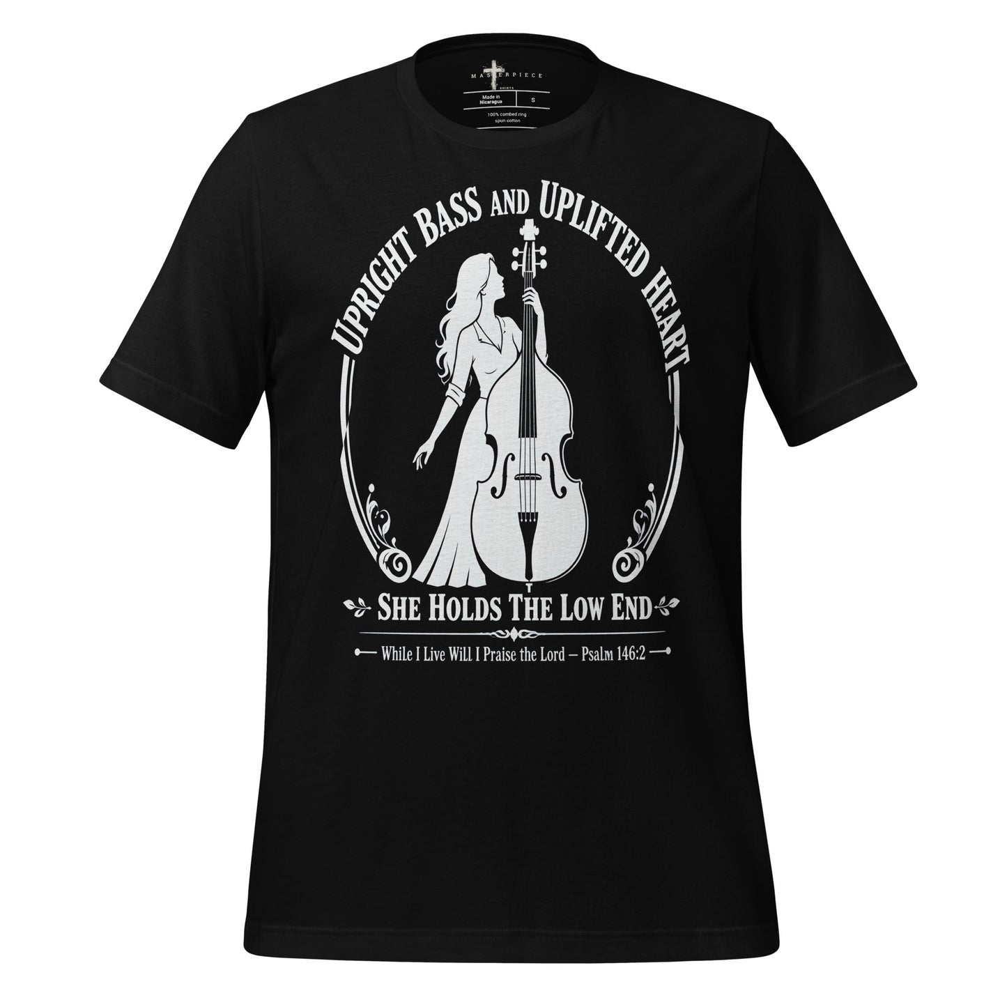 Upright Bass Female - Black - MasterPiece Shirts