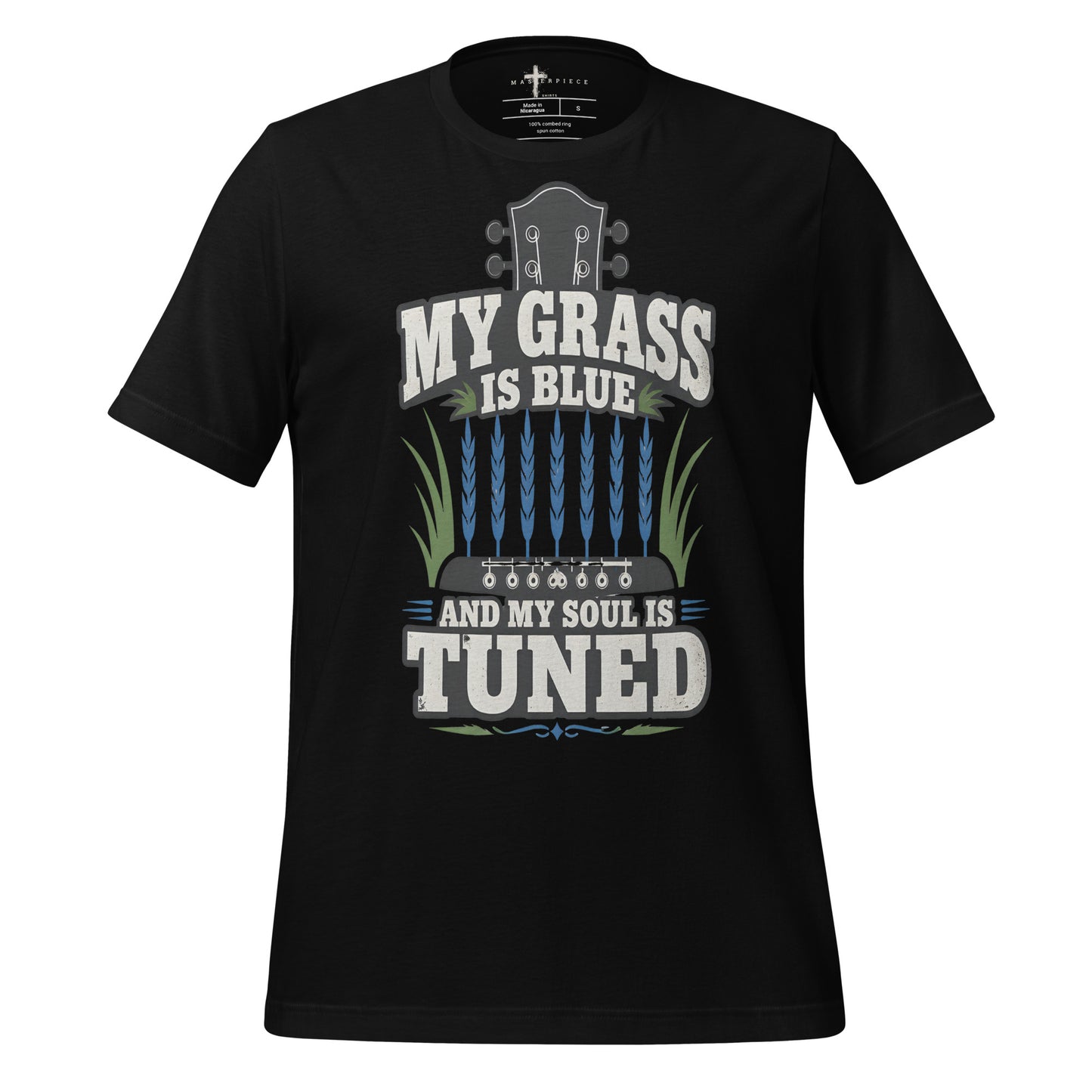 Bluegrass Tuned - Black - MasterPiece Shirts