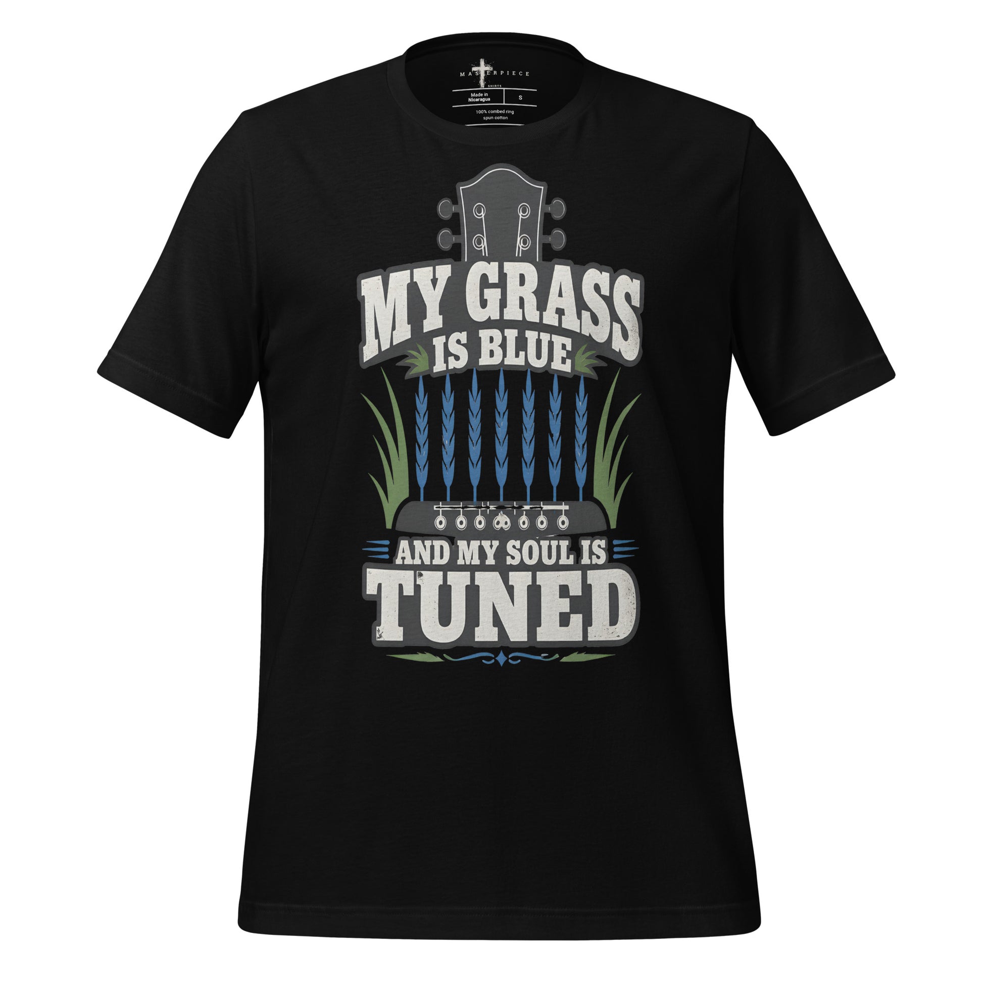 Bluegrass Tuned - Black - MasterPiece Shirts