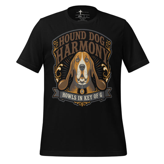 Hound Dog Harmony - Black - MasterPiece Shirts