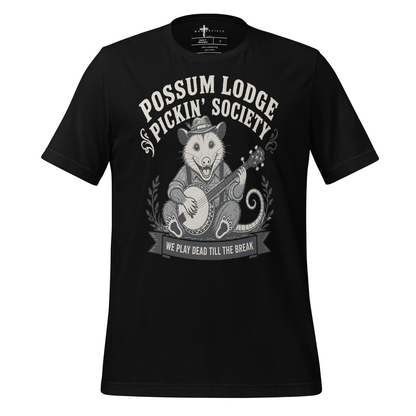 Possum Pickin - Black - MasterPiece Shirts