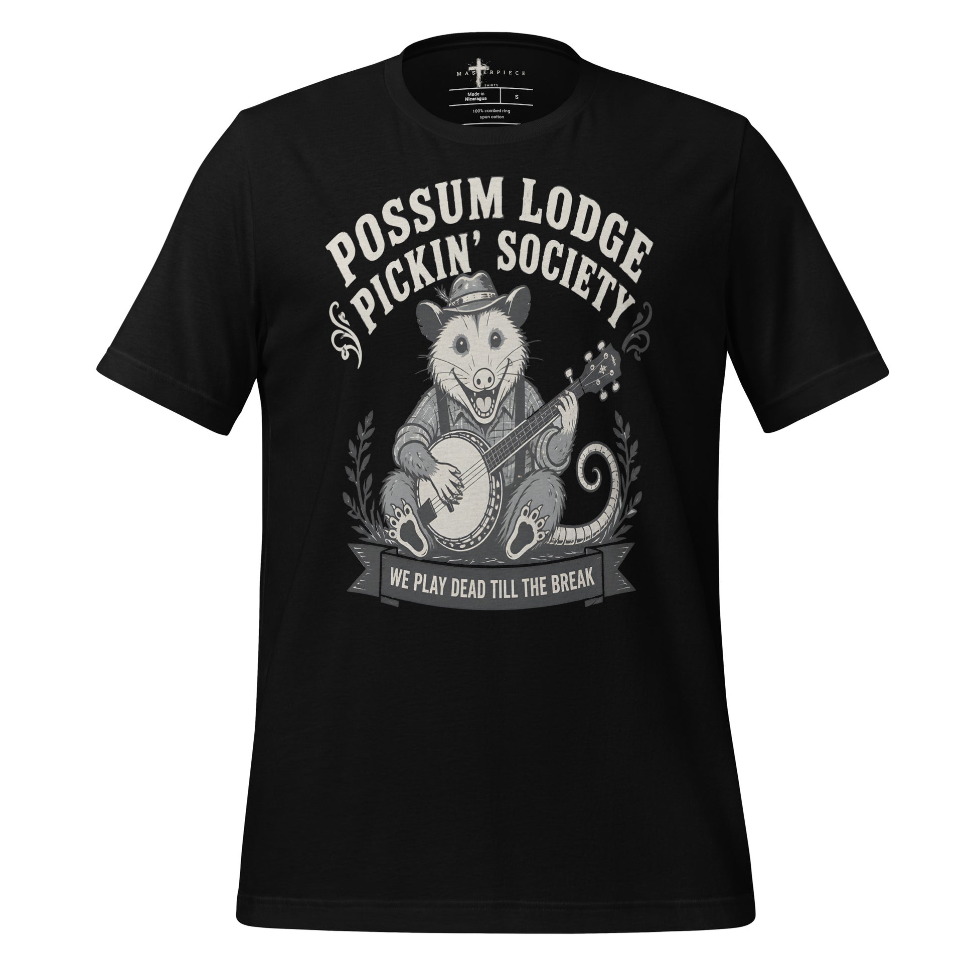 Possum Pickin - Black - MasterPiece Shirts