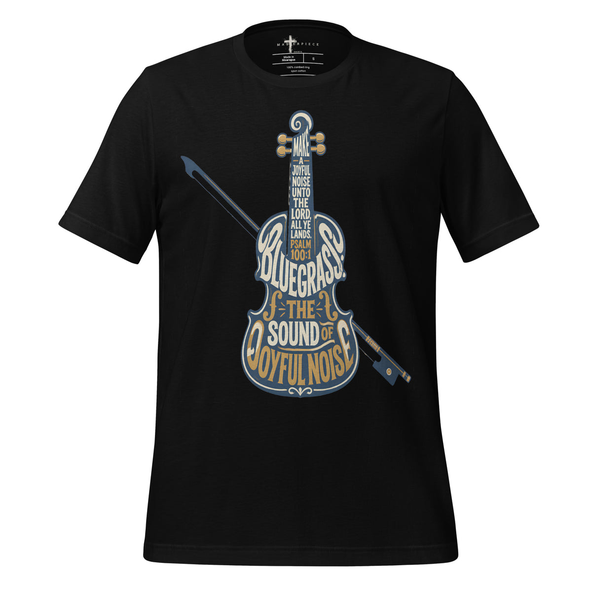Joyful Noise Bluegrass - Black - MasterPiece Shirts