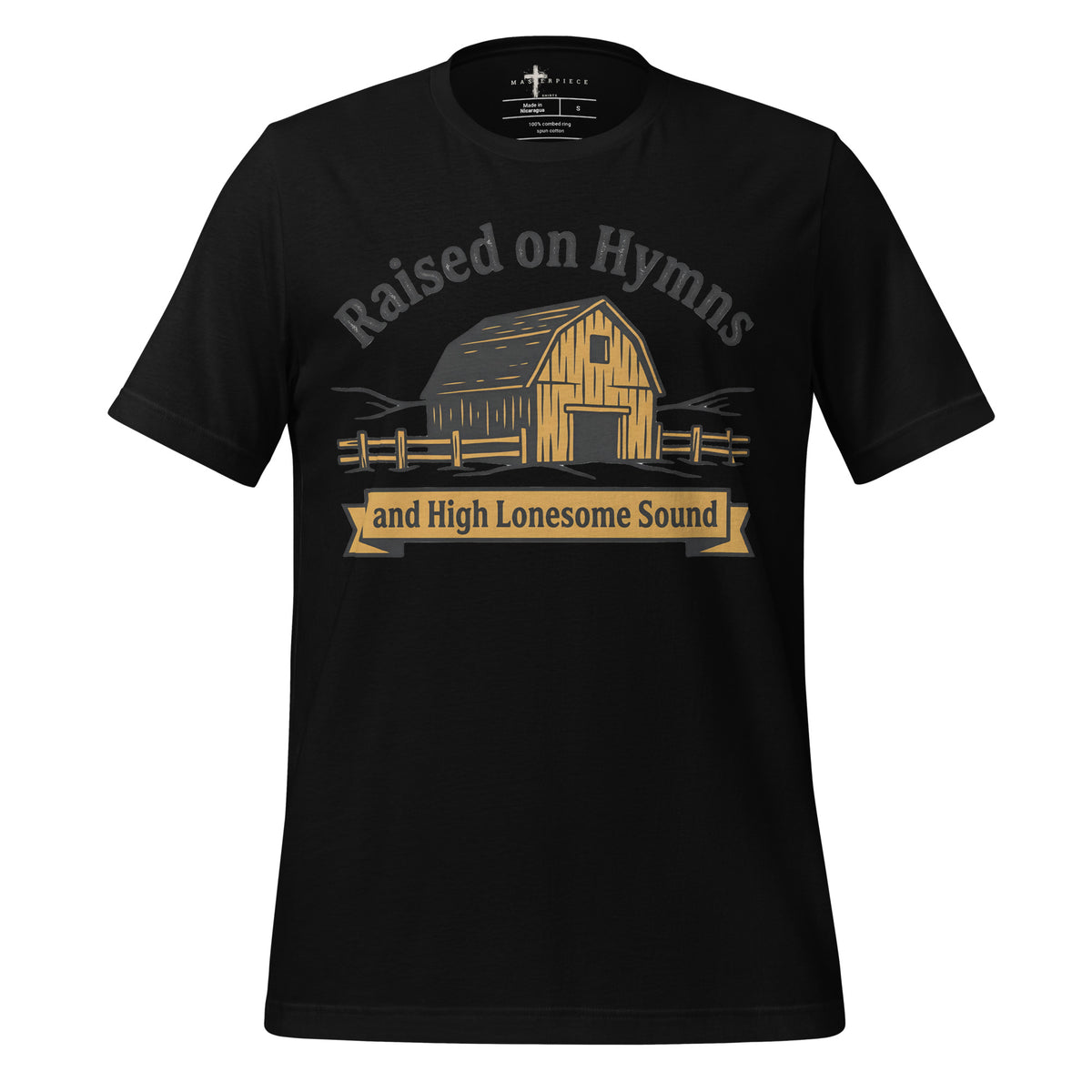 Raised on Hymns - Black - MasterPiece Shirts