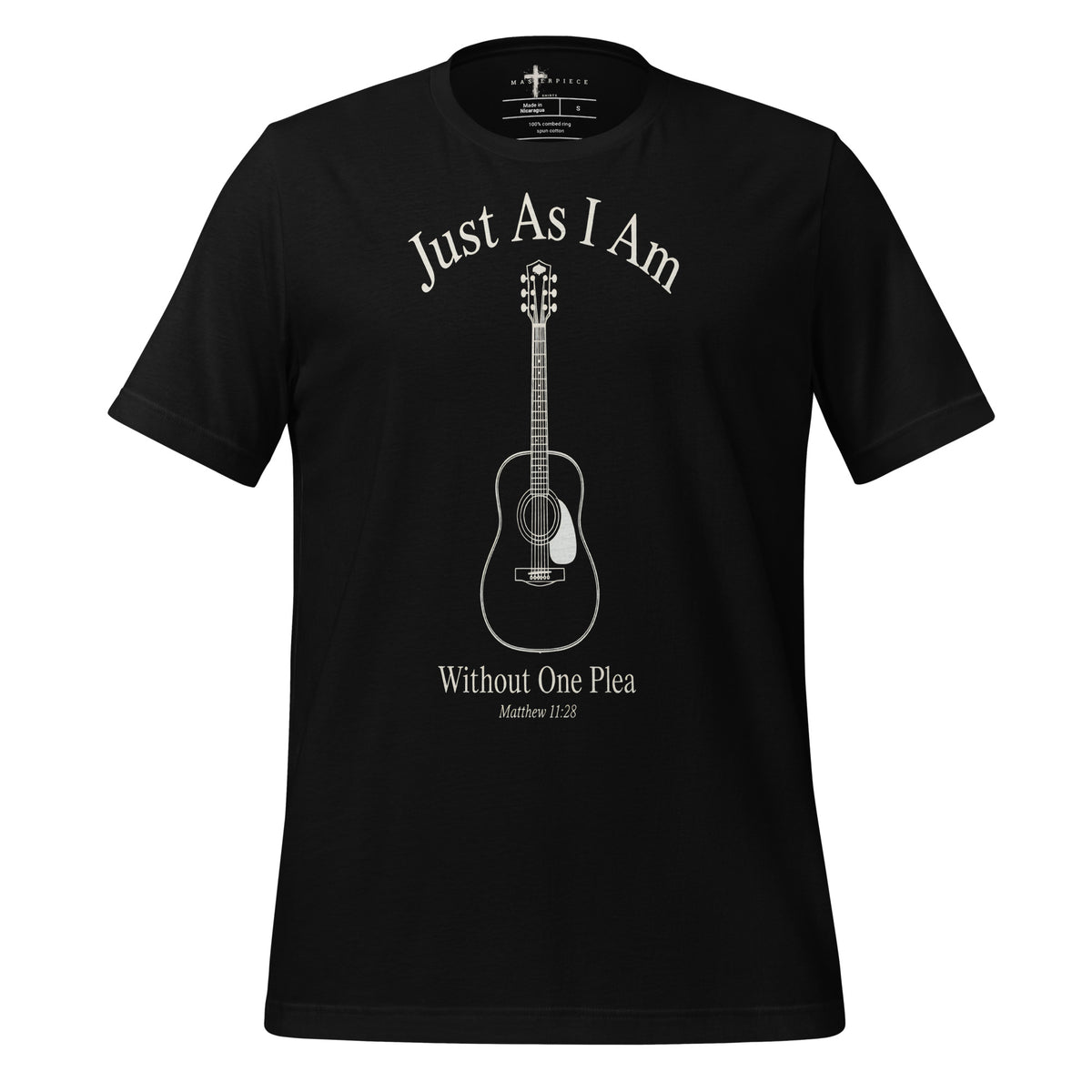 Just As I Am Guitar - Black - MasterPiece Shirts