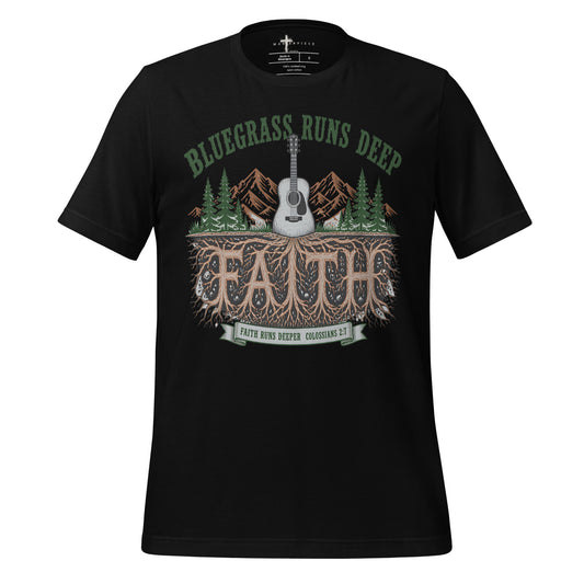 Bluegrass and Faith Run Deep - Black - MasterPiece Shirts