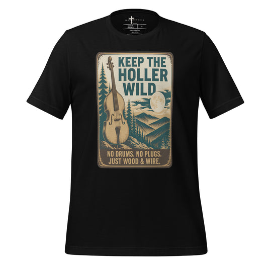 Keep the Holler Wild - Black - MasterPiece Shirts