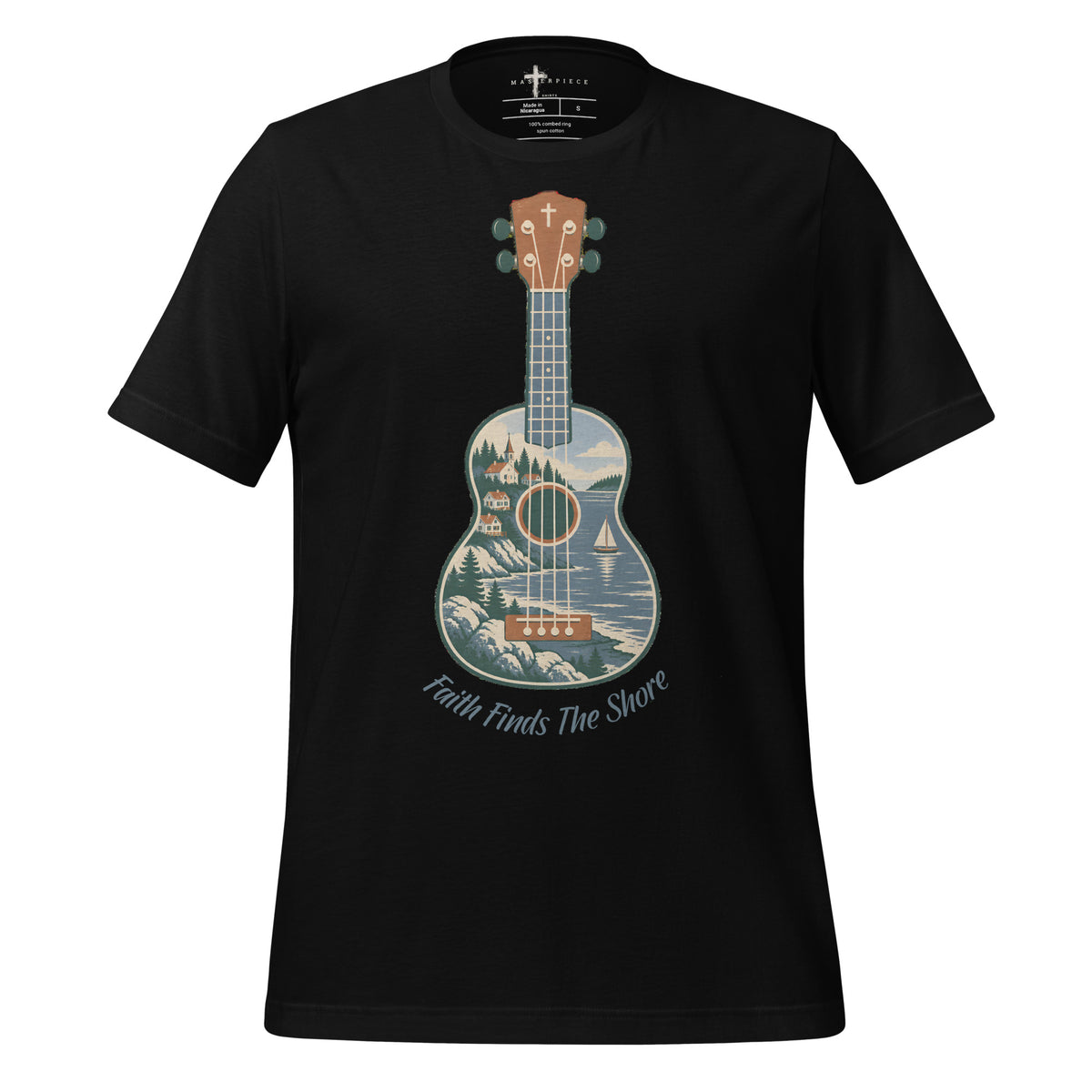 Faith Shore Ukulele - Black - MasterPiece Shirts