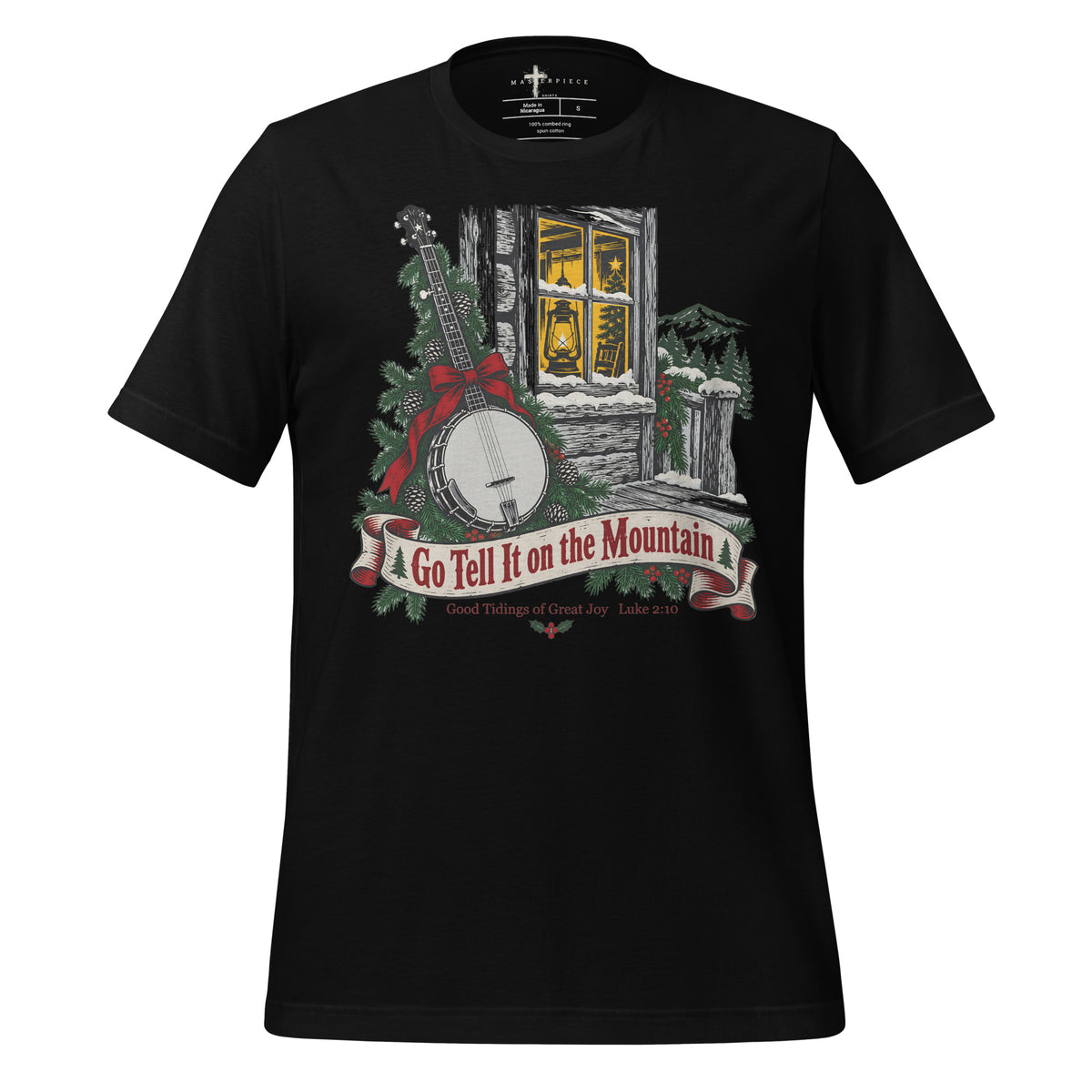 Go Tell it on the Mountain - Black - MasterPiece Shirts