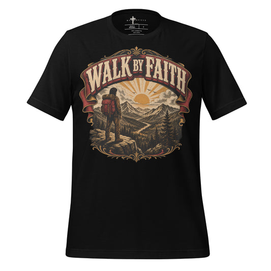 Walk by Faith - Black - MasterPiece Shirts
