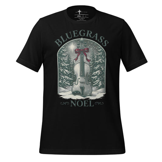 Bluegrass Noel Fiddle/Violin - Black - MasterPiece Shirts