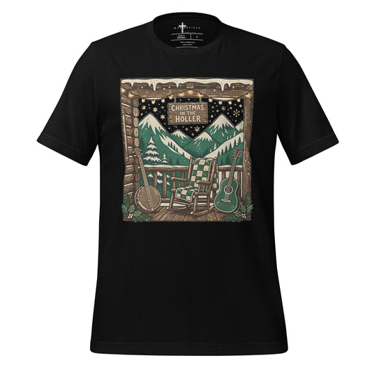 Christmas in the Holler - Black - MasterPiece Shirts