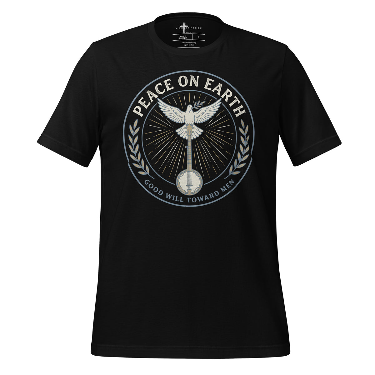 Peace on Earth Banjo - Black - MasterPiece Shirts