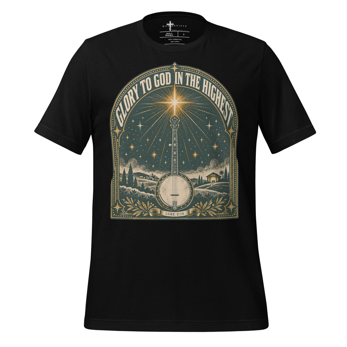 Glord to God Banjo - Black - MasterPiece Shirts