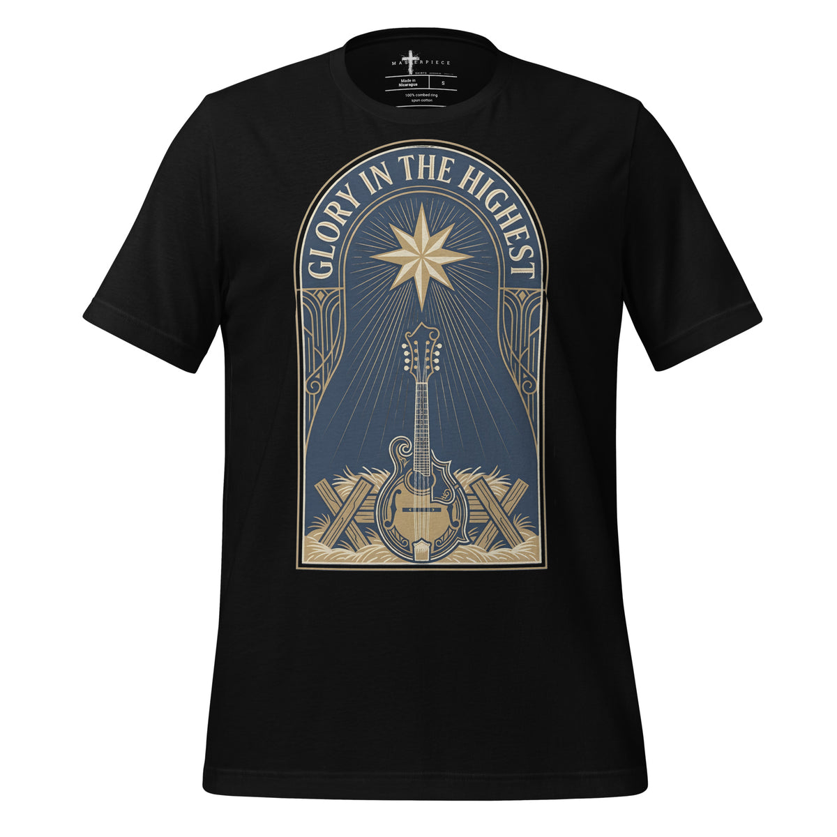Glory in the Highest Mandolin - Black - MasterPiece Shirts