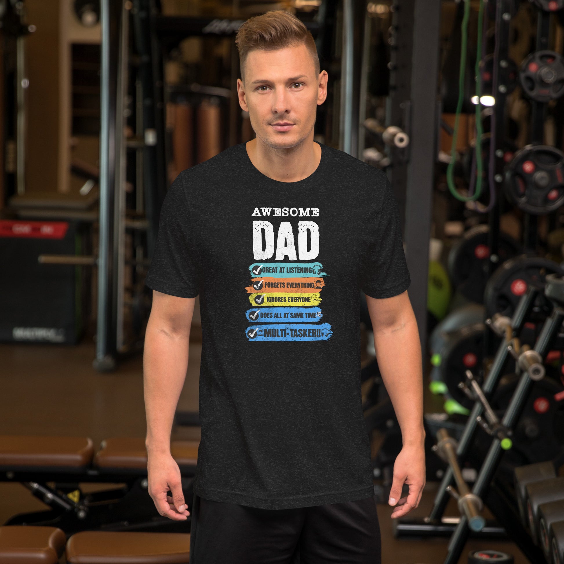 Awesome Dad  Christian Bible Verse T-Shirt