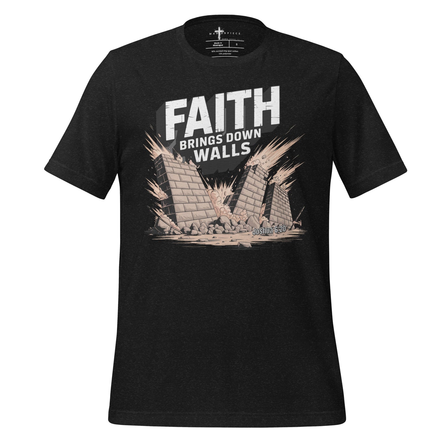 Faith Brings Down Walls  Christian Bible Verse T-Shirt
