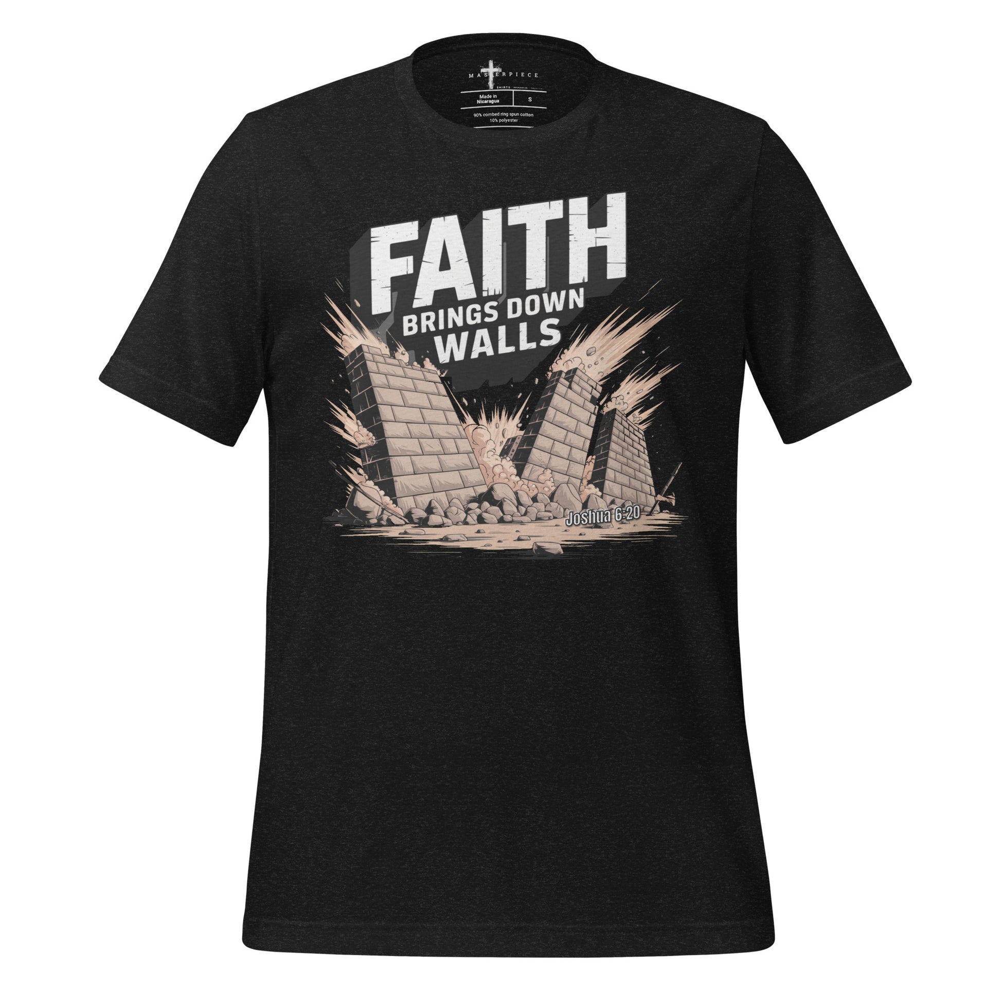 Faith Brings Down Walls  Christian Bible Verse T-Shirt