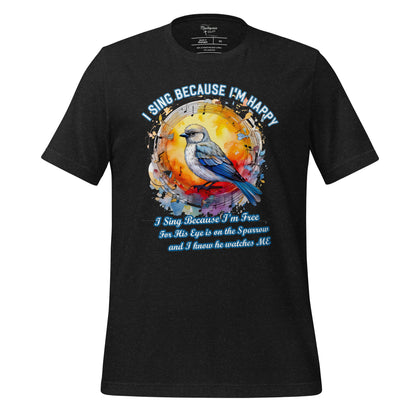 His Eye is on The Sparrow  Christian Bible Verse T-Shirt