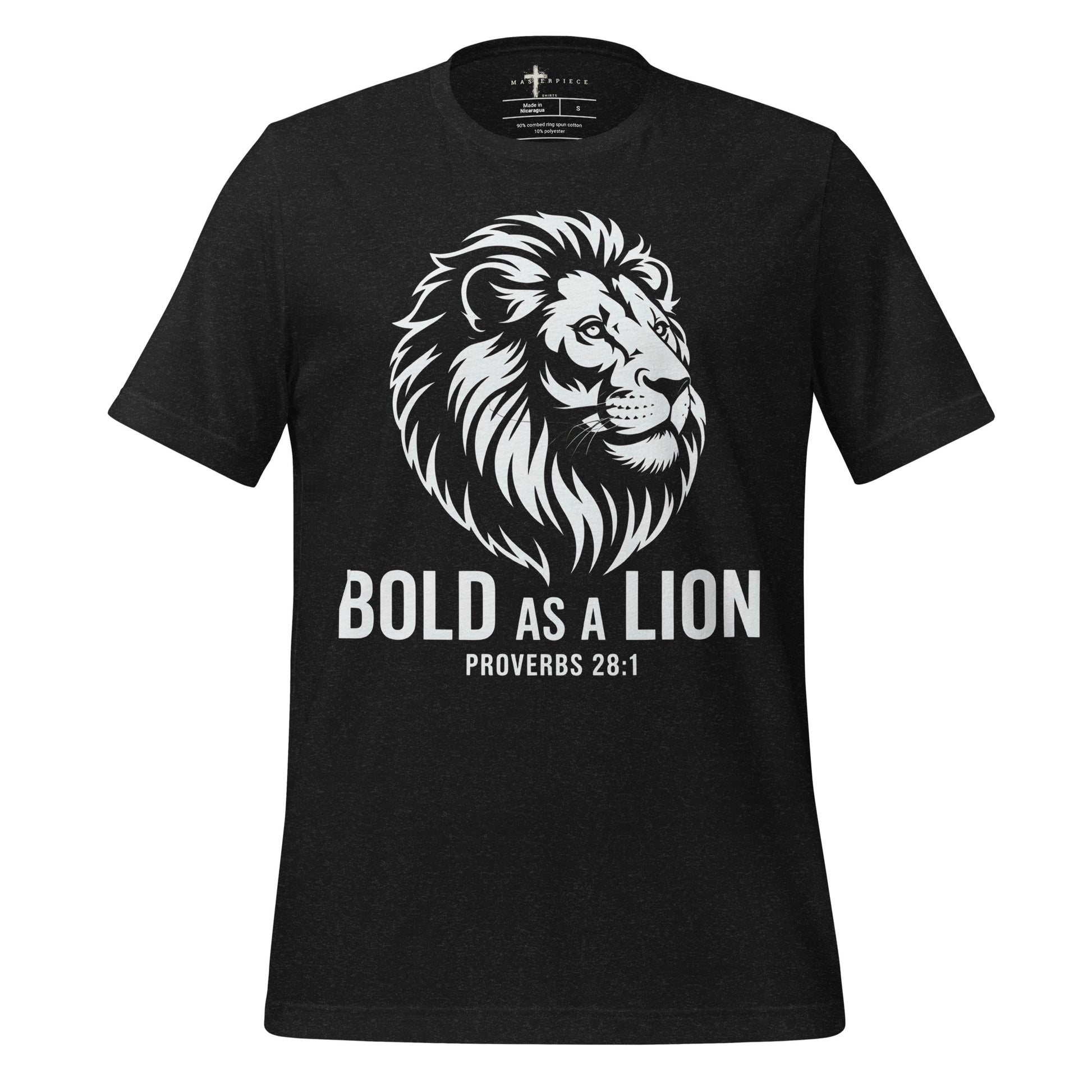 Bold as a Lion  Christian Bible Verse T-Shirt