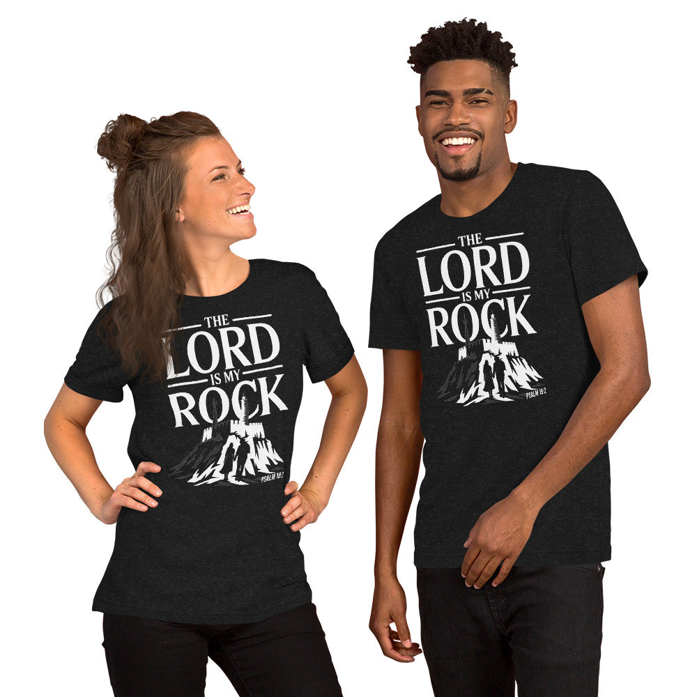 The Lord is My Rock  Christian Bible Verse T-Shirt