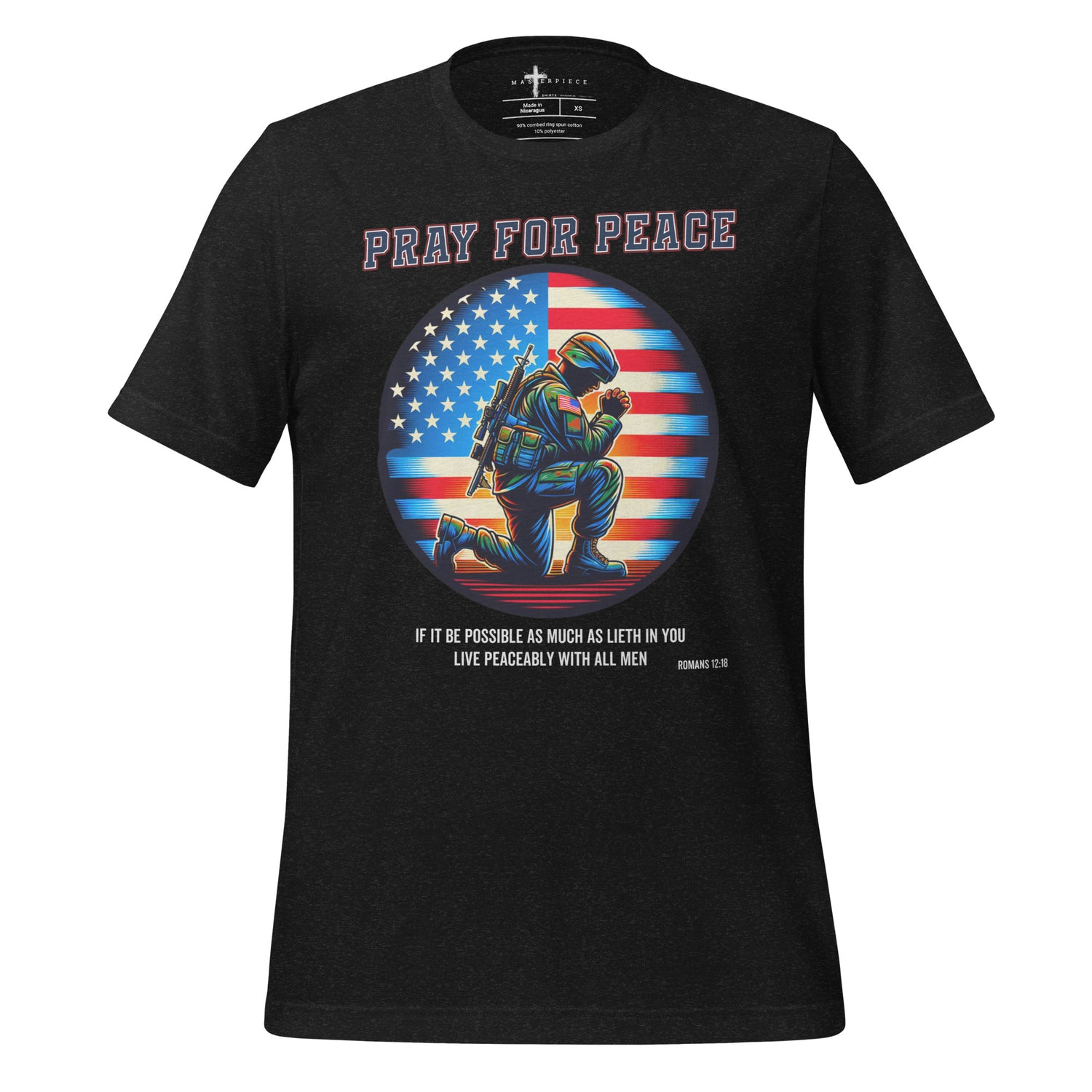 Pray for Peace  Christian Bible Verse T-Shirt