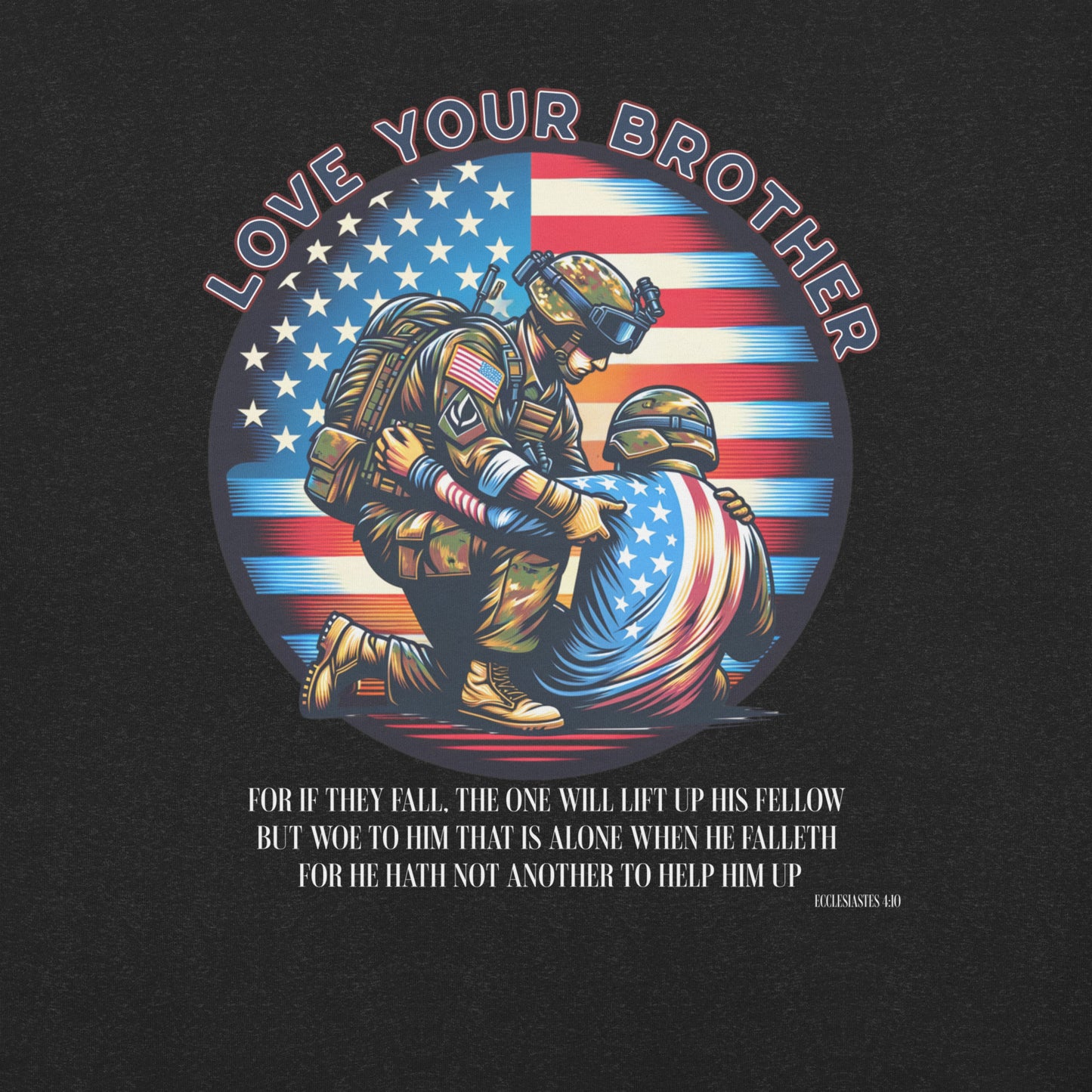 Love your Brother  Christian Bible Verse T-Shirt