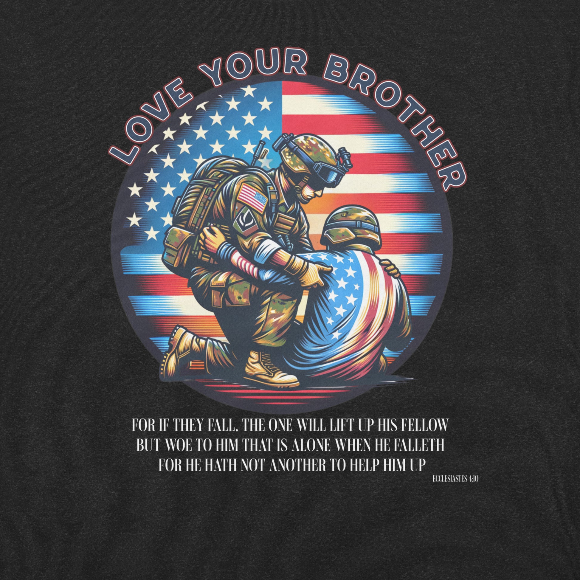 Love your Brother  Christian Bible Verse T-Shirt