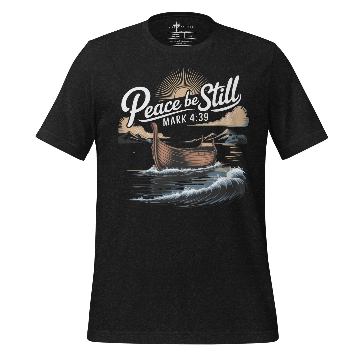Peace Be Still  Christian Bible Verse T-Shirt