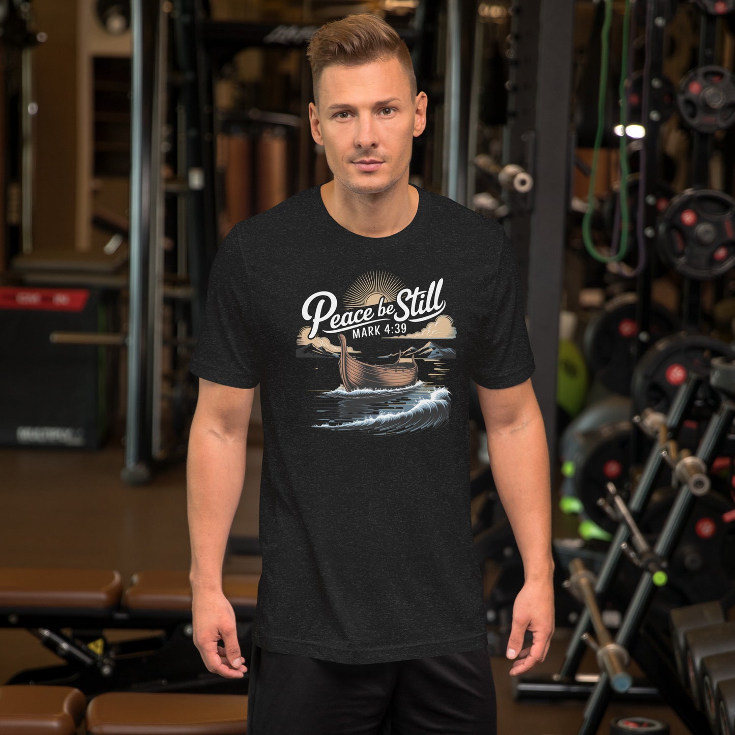 Peace Be Still  Christian Bible Verse T-Shirt