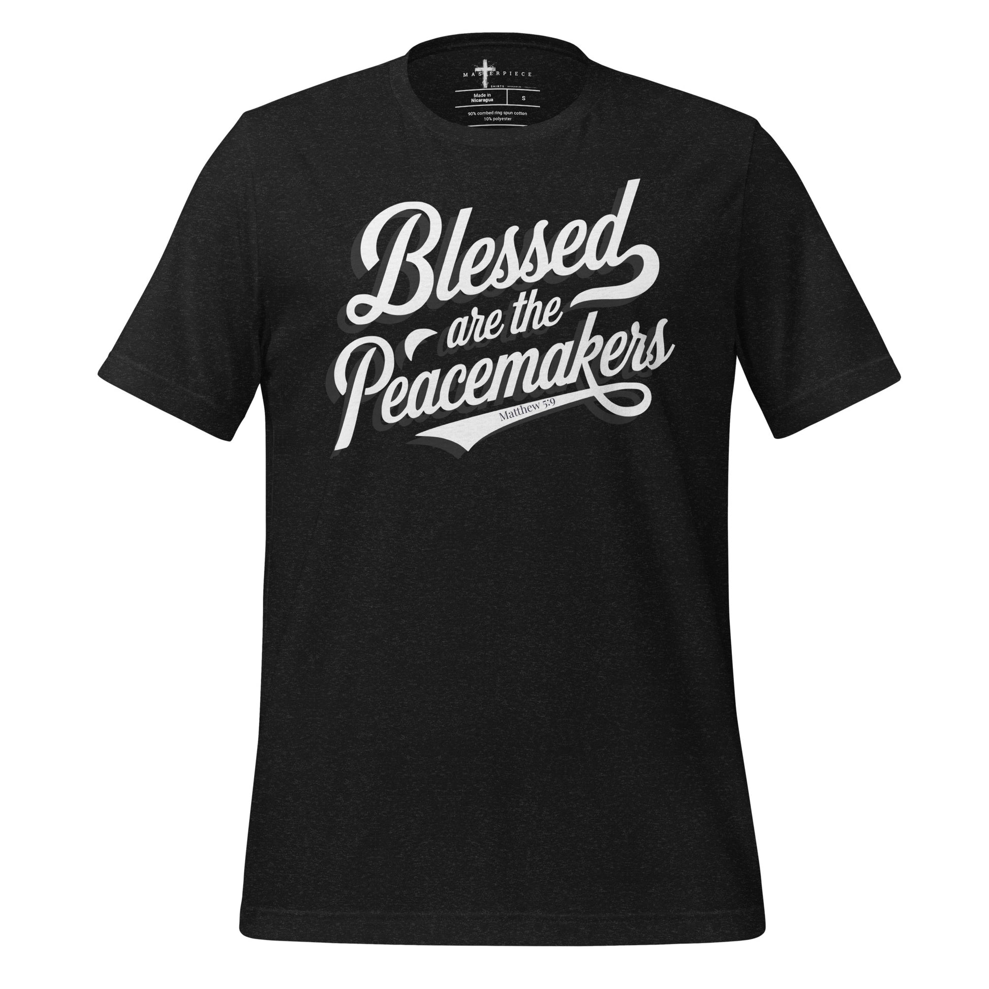 Blessed are the Peacemakers Christian Bible Verse T-Shirt