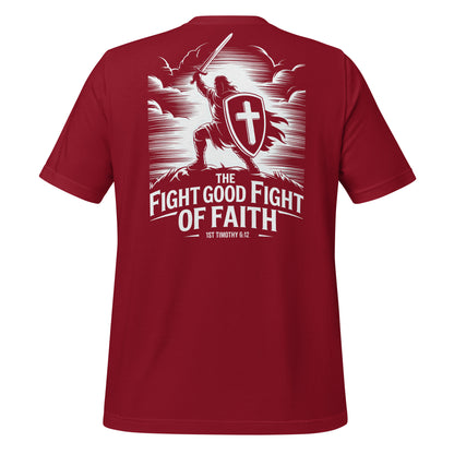 Fight The Good Fight  Christian Bible Verse T-Shirt