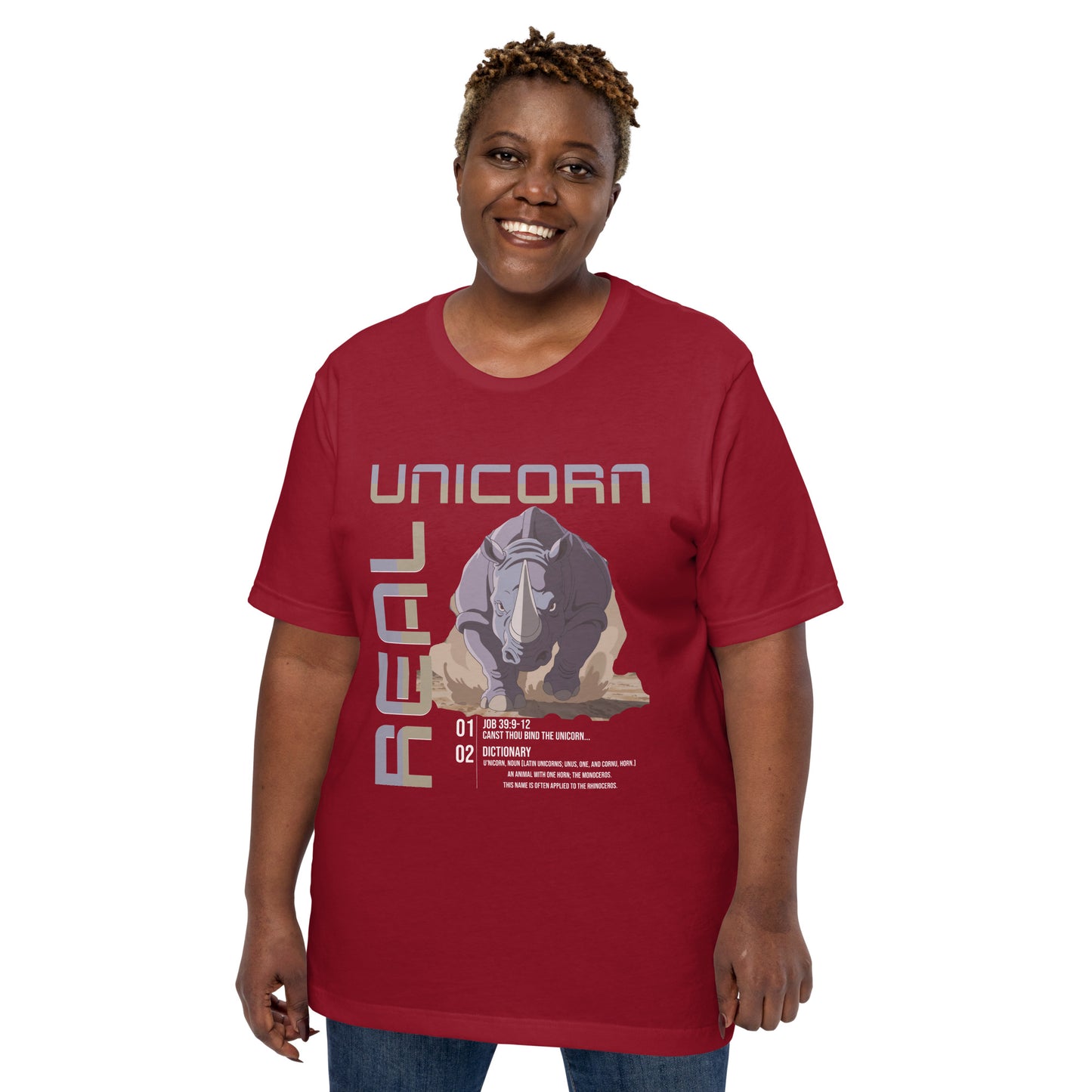 Real Unicorn  Christian Bible Verse T-Shirt