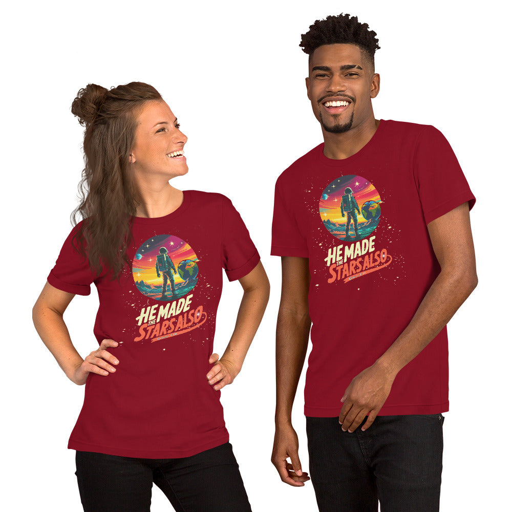 He Made The Stars Also  Christian Bible Verse T-Shirt