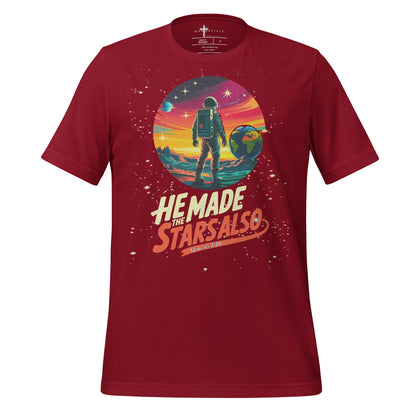 He Made The Stars Also  Christian Bible Verse T-Shirt
