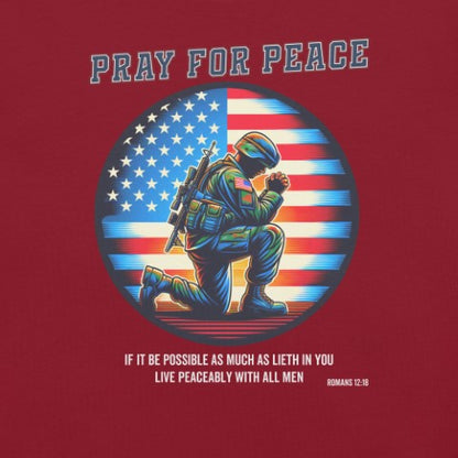 Pray for Peace  Christian Bible Verse T-Shirt