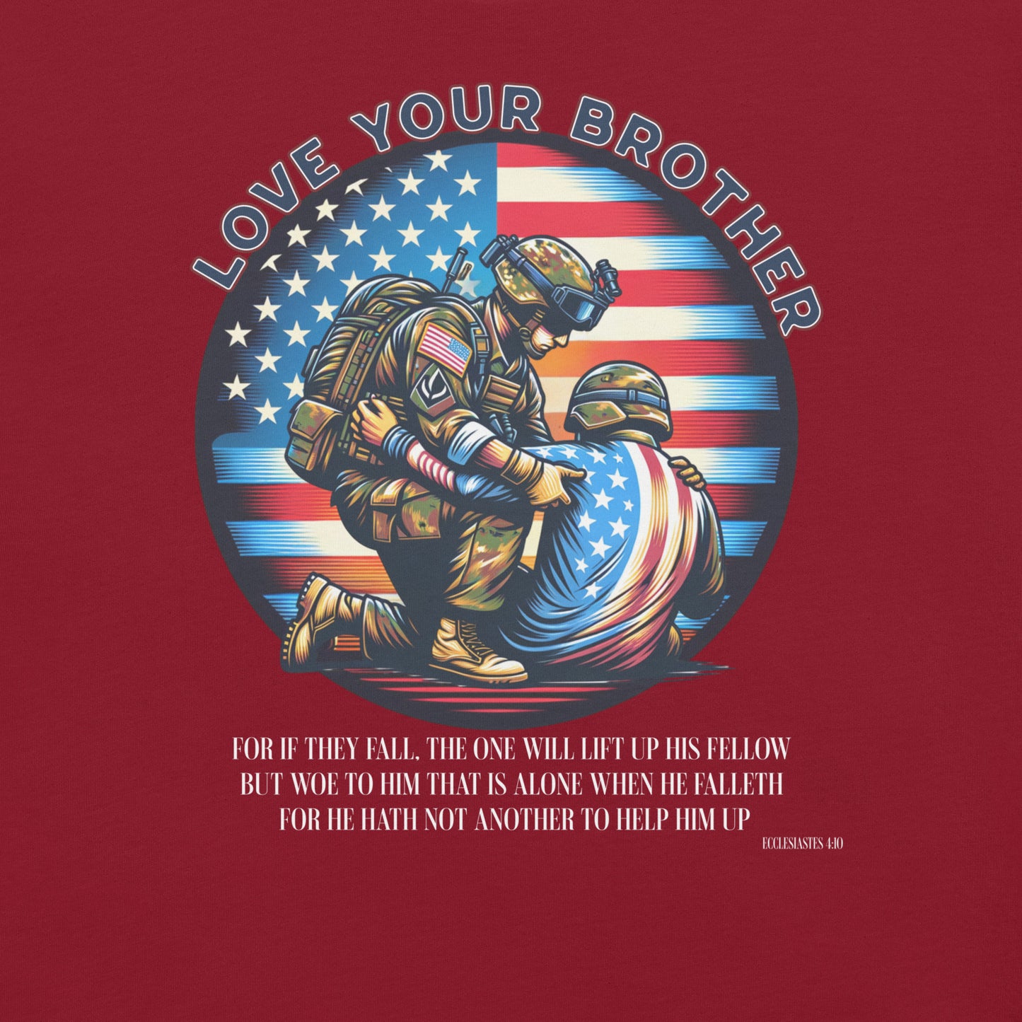 Love your Brother  Christian Bible Verse T-Shirt